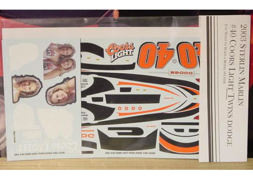 #40 Coors Light Twins Sterling Marlin 2003 JWTBM